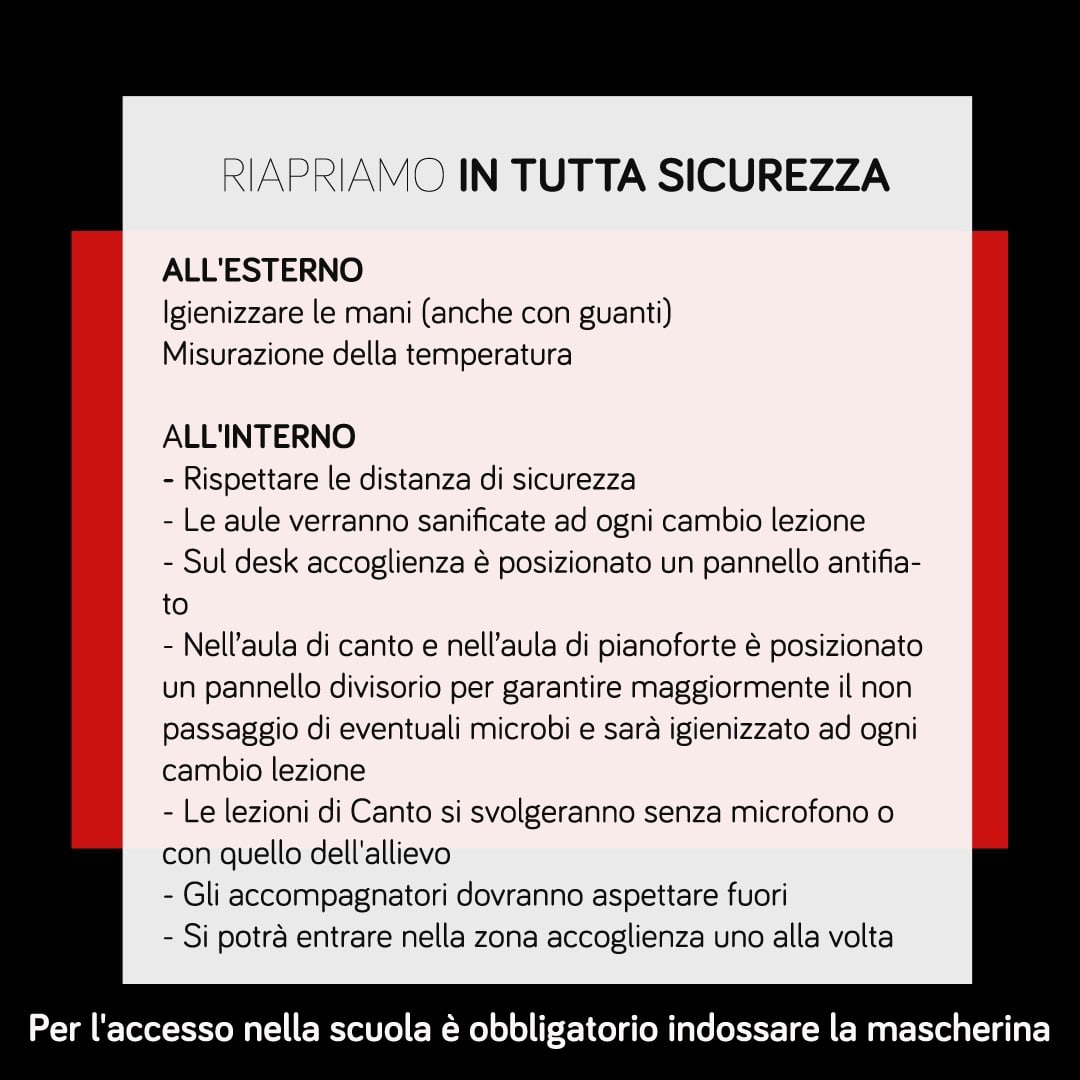 riapriamo in tutta sicurezza riapriamo in tutta sicurezza